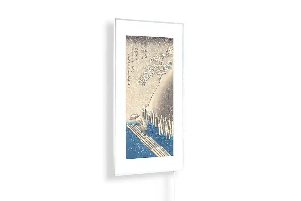 Utagawa Hiroshige - Sneeuw op de Sumida-rivier