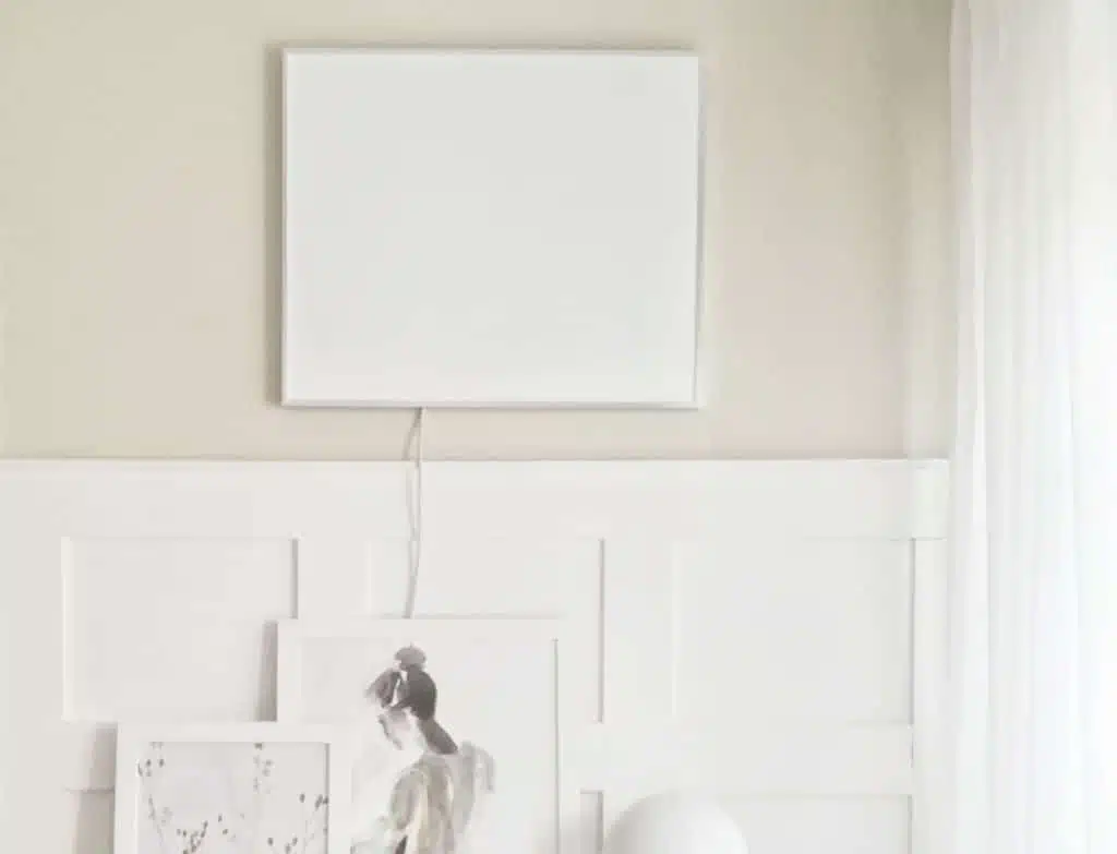 Infrarotheizung im Wohnzimmer