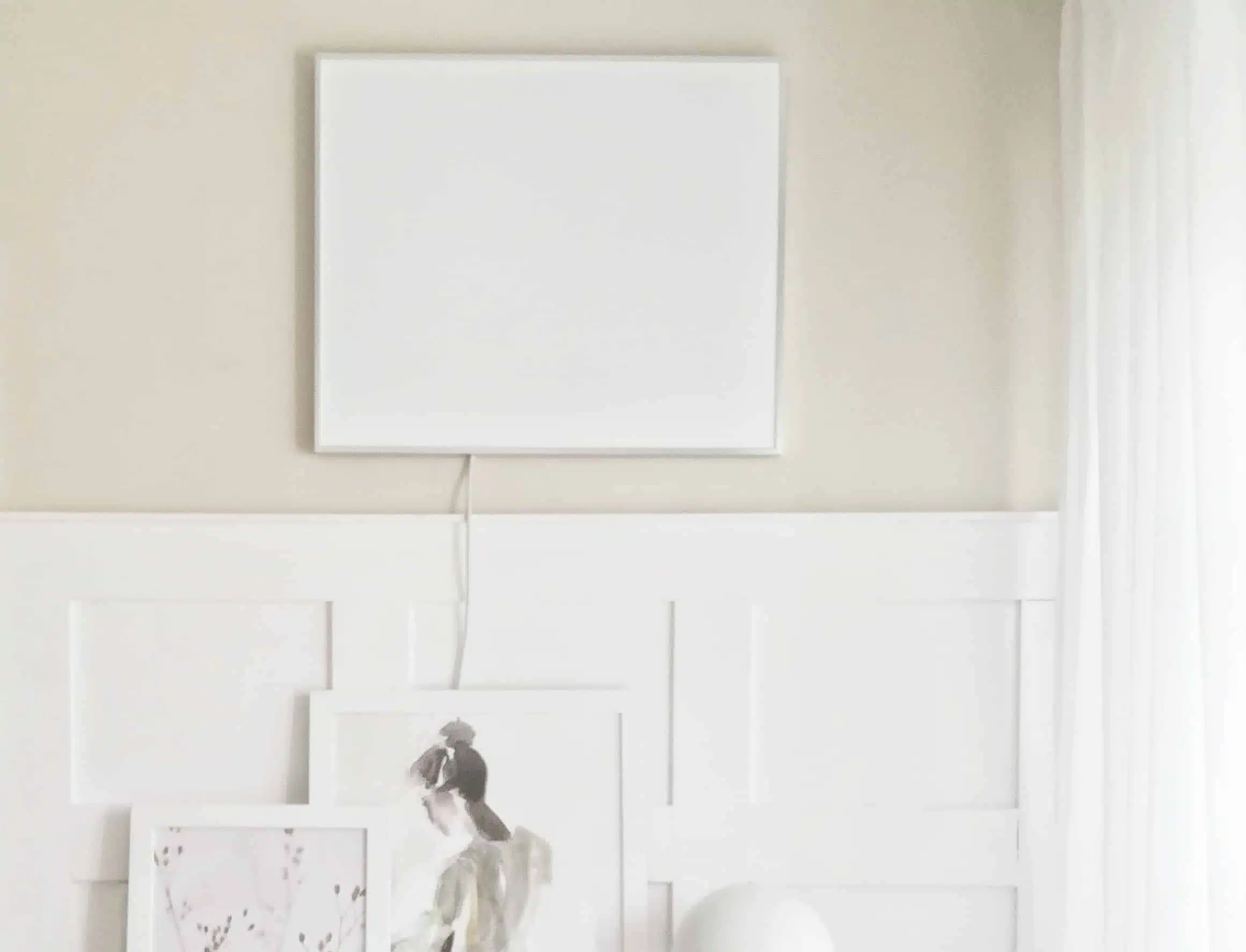 Infrarotheizung im Wohnzimmer