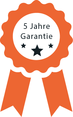 5 jaar garantie